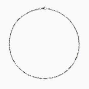 David Yurman Open Station Box Chain Necklace
Sterling Silver, 3mm, 24 inch